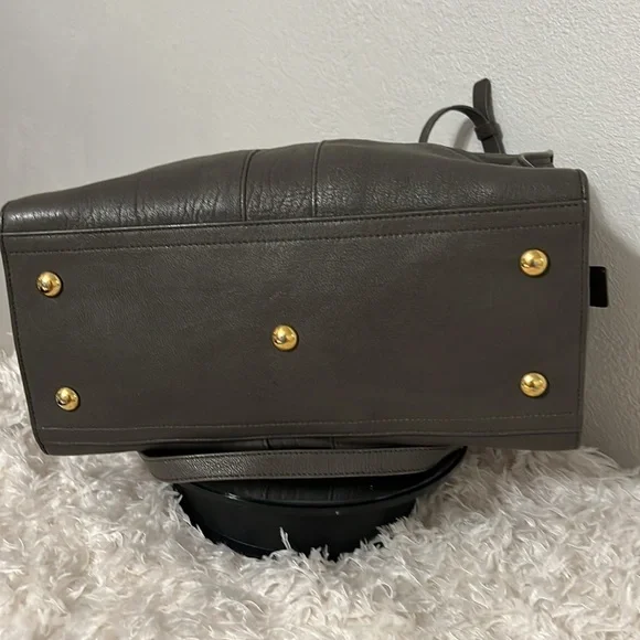 YSL Cabas Bold Y Grey Bag - Picture 6 of 17